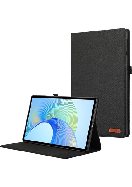 Honor Pad X9 / X8 Pro Için Kumaş Doku Pu Tablet Kılıfı (Yurt Dışından)