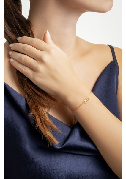 Gökkuşağı 18 Ayar Sarı Altın Kaplama 20 cm Gümüş Bileklik modelleri