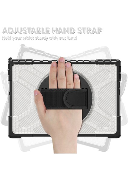 Microsoft Surface Pro 4/5/6/7 Için Tpu + Pc Kılıfı (Yurt Dışından)