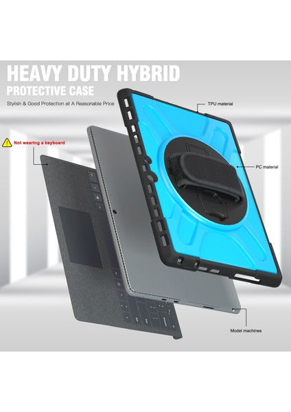 Microsoft Surface Pro 8 Için Silikon + Pc Tablet Kılıfı (Yurt Dışından) indirimleri