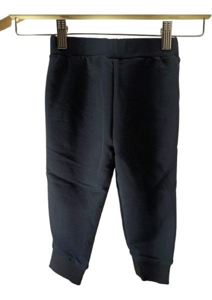 Erkek Çocuk Alt Eşofman Renkli Baskılı Lacivert