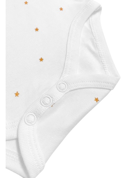 Stars Organik Pamuk Bebek Kısa Kollu Body indirimleri
