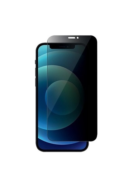 Apple iPhone 12 Hayalet Ekran Koruyucu Cam Privacy Glass