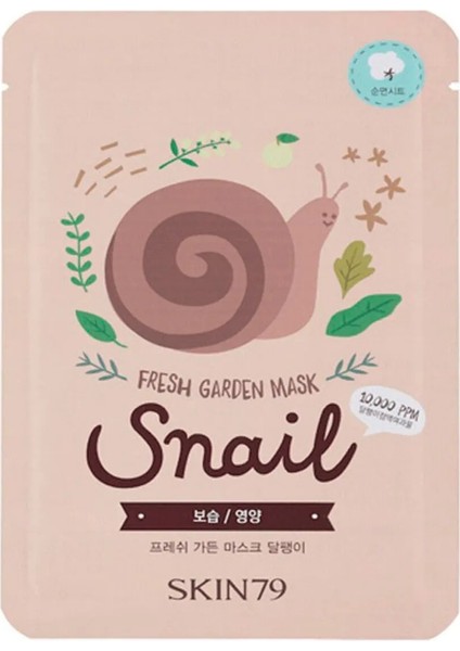 Fresh Garden Salyangöz Özlü Yüz Bakım Maskesi 23 Gr-3lü