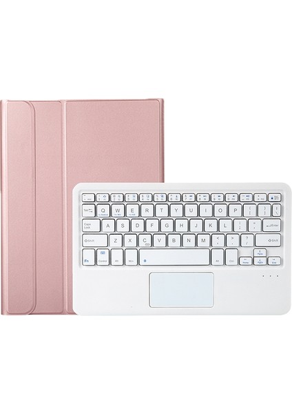 Samsung Galaxy Tab S8 11 Inç SM-X700 Için Klavye+Kılıf Altın Gül (Yurt Dışından)