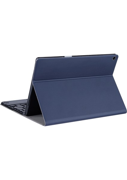 Lenovo Tab M10 Fhd Rel Için Bluetooth Klavye Koruyucu Deri Kılıf Mavi (Yurt Dışından) modelleri