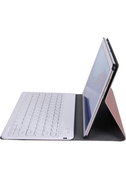 Huawei Honor 5 / T5 10.1 Inç Için Bluetooth Klavye Pu Kılıf Altın Gül (Yurt Dışından)