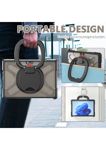 Microsoft Surface Go 1/2/3 Için Tpu + Pc Kılıfı (Yurt Dışından)