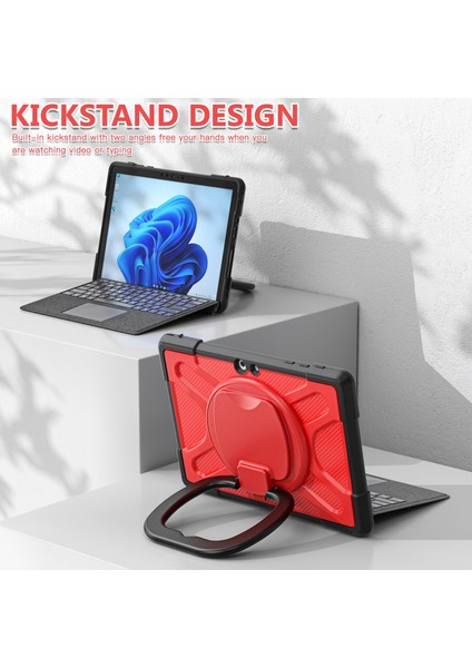 Microsoft Surface Go 1/2/3 Için Tpu + Pc Kılıfı (Yurt Dışından) modelleri