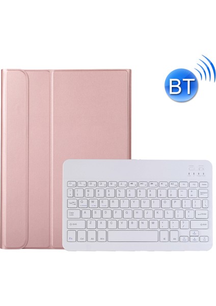 Lenovo Qitian K10 TB-X6C6X Için Bluetooth Klavye Kılıfı Altın Gül (Yurt Dışından)