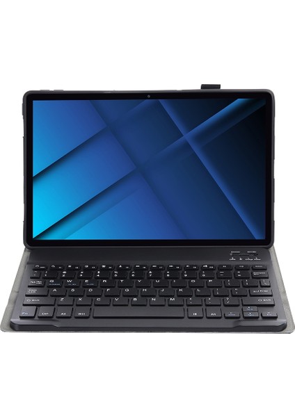 Lenovo Tab 6 5g 10.3 Inç Için Klavye + Kılıf Mavi (Yurt Dışından)
