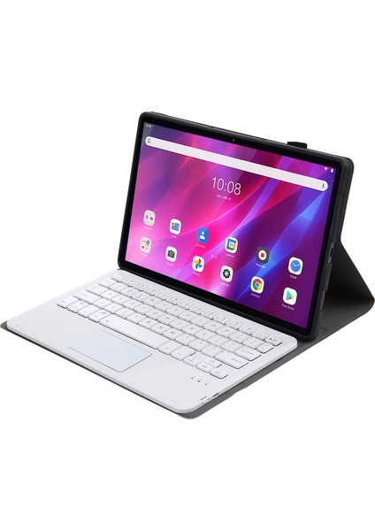 Lenovo Qitian K10 TB-X6C6X Için Bluetooth Klavye Koruyucu Deri Kılıf Altın (Yurt Dışından)