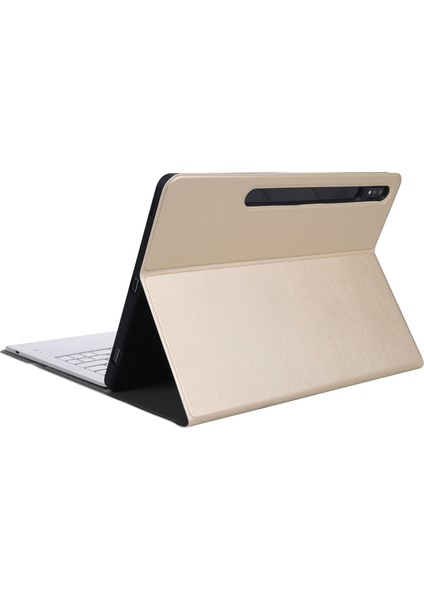 A970B Ayrılabilir Bluetooth Klavye Kılıfıgalaxy Tab S7 Fe T730/T736/S7+ T970/T975/T976 Altın (Yurt Dışından)