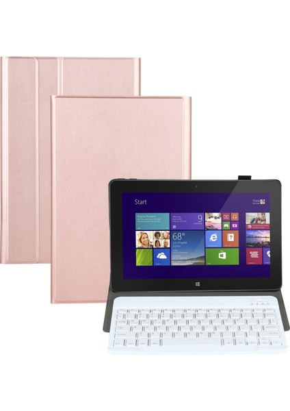 Lenovo Tab P11 Için Bluetooth Klavye Kılıfı (TAB-J606F) Altın Gül (Yurt Dışından)