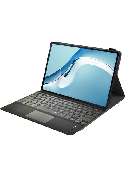 Huawei Matepad Pro 12.6 2021 Ultra Ince Tablet Klavye Deri Kılıf Için Altın (Yurt Dışından)