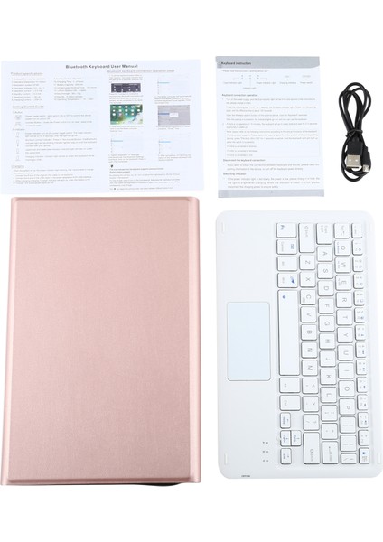 AM10-A Lenovo M10 Plus 10.3 Inç X606F Için Bluetooth Klavye Kılıfı Altın Gül (Yurt Dışından) indirimleri