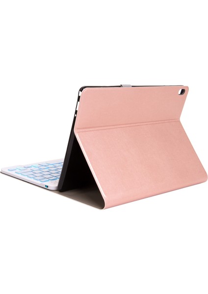 Lenovo Tab M10 TB-X505X Için M10 Bluetooth Klavye Koruyucu Deri Kılıf Altın Gül (Yurt Dışından) fırsatları