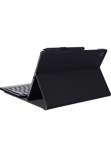 A610 Bluetooth Klavye Pu Kılıf Galaxy Tab S6 Lite 10.4 P610 Için Siyah (Yurt Dışından)