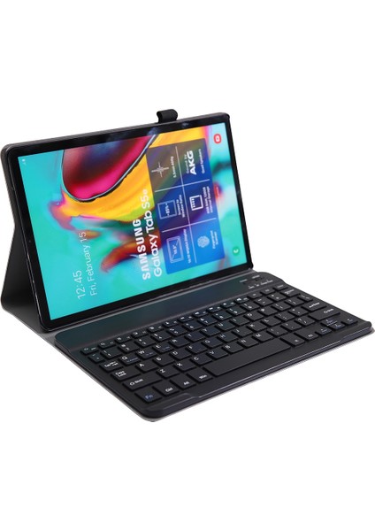 A610 Bluetooth Klavye Pu Kılıf Galaxy Tab S6 Lite 10.4 P610 Için Siyah (Yurt Dışından) fırsatları