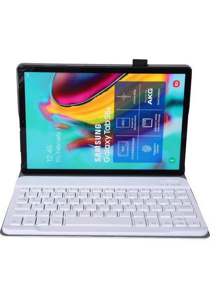 A610 Bluetooth Klavye Pu Kılıf Galaxy Tab S6 Lite 10.4 P610 Için Altın (Yurt Dışından)