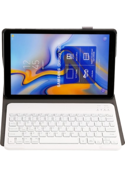 ZH Store Galaxy Tab A 10.5 Inç T590 Için ST590S Bluetooth Klavye Pu Kılıf Altın Gül (Yurt Dışından)