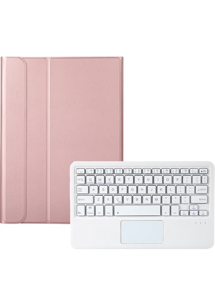 A08-A Bluetooth Klavye+Kılıf Samsung Galaxy Tab A8 Için Altın Gül (Yurt Dışından) fiyatları