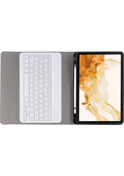 Samsung Galaxy Tab S8 11 Inç Için Klavye+Kılıf Altın Gül (Yurt Dışından) indirimleri