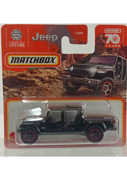 Matc.. 70 Years 20 Jeep Gladiatör ( Küçük Boy Metal Araba) fiyatları