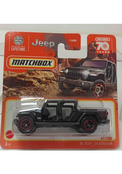 Matc.. 70 Years 20 Jeep Gladiatör ( Küçük Boy Metal Araba) fırsatları