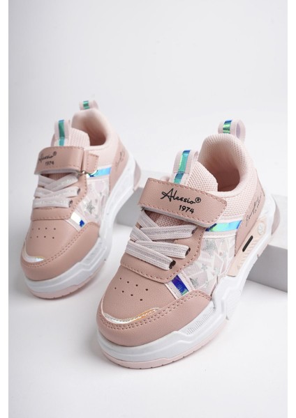 Dory Garantili Işıklı Bağcıklı ve Cırtlı Çocuk Sneaker Spor Ayakkabı