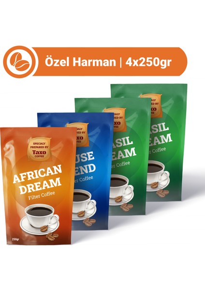 Filtre Kahve Blendleri 4x250gr