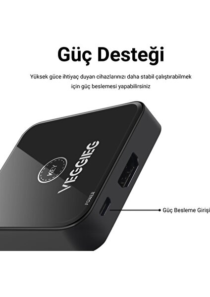 1 Giriş 2 Çıkış / 2 Giriş 1 Çıkış Çift Yönlü 4K HDMI 2.0 Switch