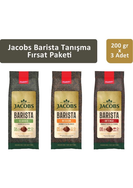 Barista Filtre Kahve Tanışma Paketi 200 gr x 3 Adet