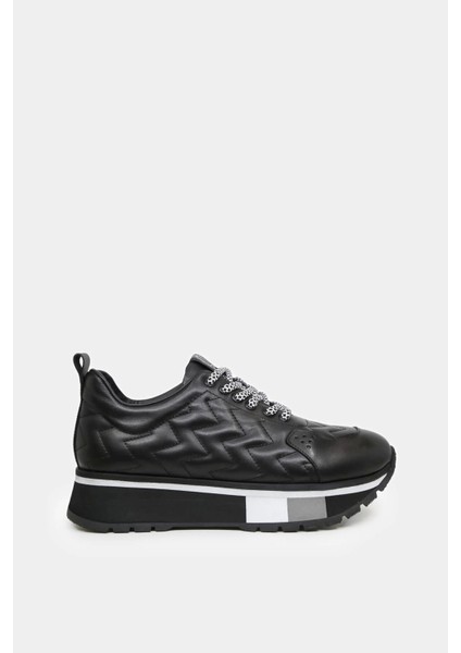 Monza Deri Sneaker Siyah