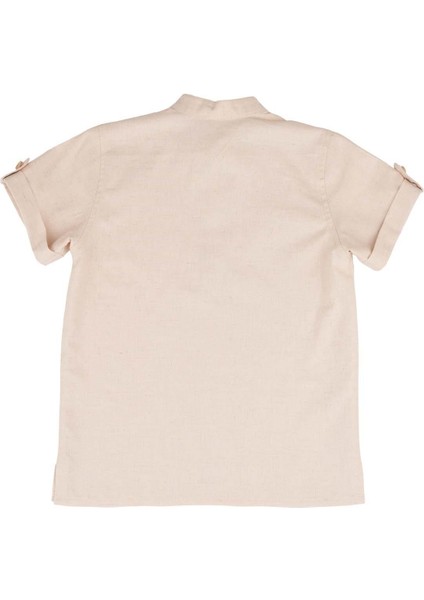 Erkek Çocuk Dik Yakalı Gömlek modelleri