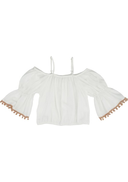 Kız Çocuk Düşük Omuzlu Bluz fiyatları