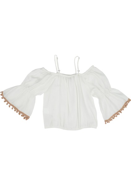 Kız Çocuk Düşük Omuzlu Bluz modelleri