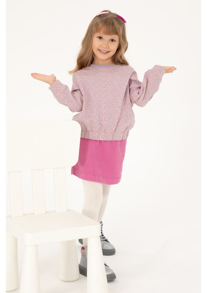 Kız Çocuk Lila Sweatshirt 50298156-VR034