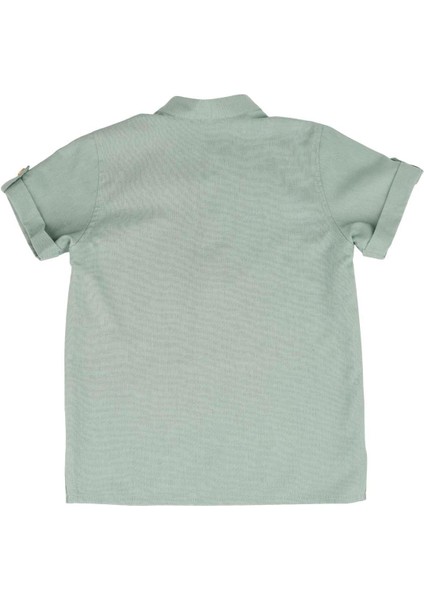 Erkek Çocuk Dik Yakalı Gömlek modelleri