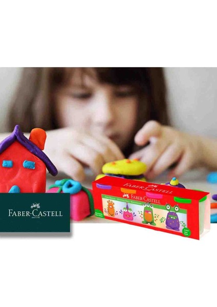 Faber Castell Neon Renkler Oyun Hamuru (4X100) fiyatları