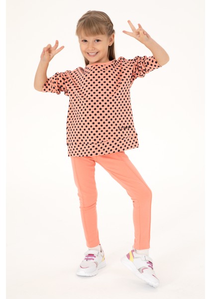 Kız Çocuk Somon Sweatshirt 50298157-VR047