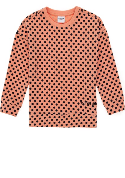 Kız Çocuk Somon Sweatshirt 50298157-VR047