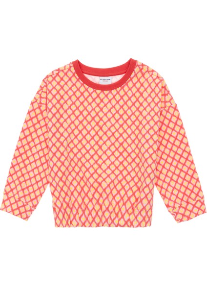 Kız Çocuk Nar Çiçeği Sweatshirt 50298156-VR239 modelleri