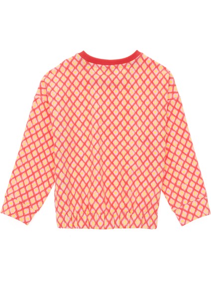 Kız Çocuk Nar Çiçeği Sweatshirt 50298156-VR239 fırsatları