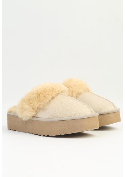 PC-54390 Kadın Terlik Krem 36-40