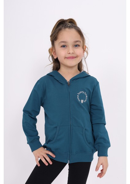 Kız Çocuk Nakışlı Hırka