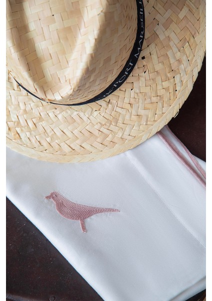 Pure Blush Pamuk Çift Kişilik Pike Takımı