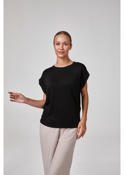 Kadın Kısa Kollu Bluz T-Shirt