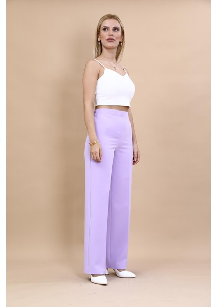 Bol Paça Pantolon -Menekşe modelleri