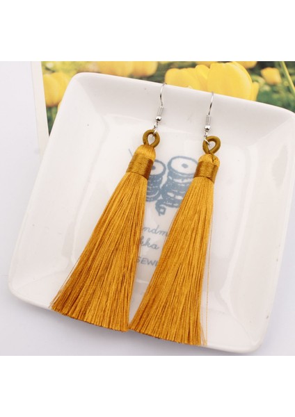 3 Pairs Kadın Boho Moda Uzun Püskül Küpe (Yurt Dışından) fırsatları